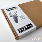 Szarvasfej, Szürke- DIY Papír Készlet