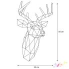 Szarvasfej, Szürke- DIY Papír Készlet