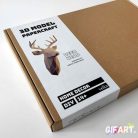 Szarvasfej, Barna- DIY Papír Készlet