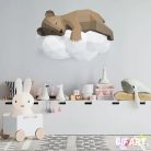 Alvó Barna Mackó - DIY Papír Készlet